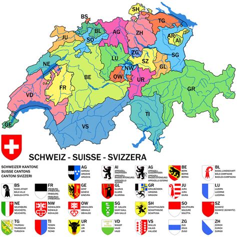 schweiz hauptstadt|Die 26 Kantone und Hauptorte der Schweiz